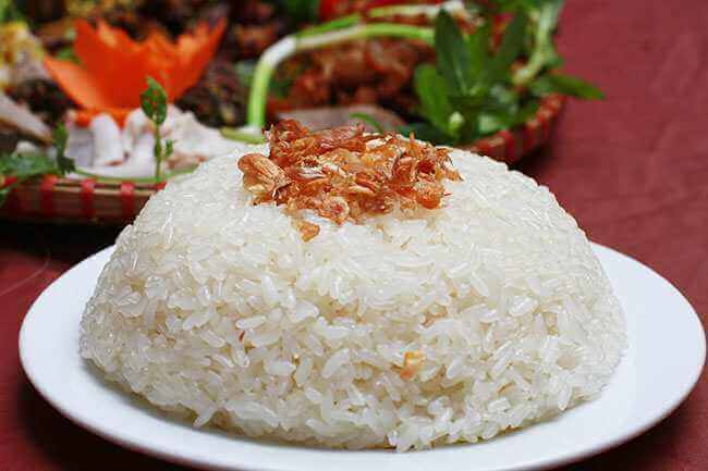 100g xôi trắng bao nhiêu calo