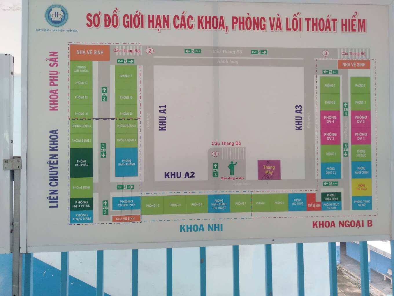 Sơ đồ bệnh viện