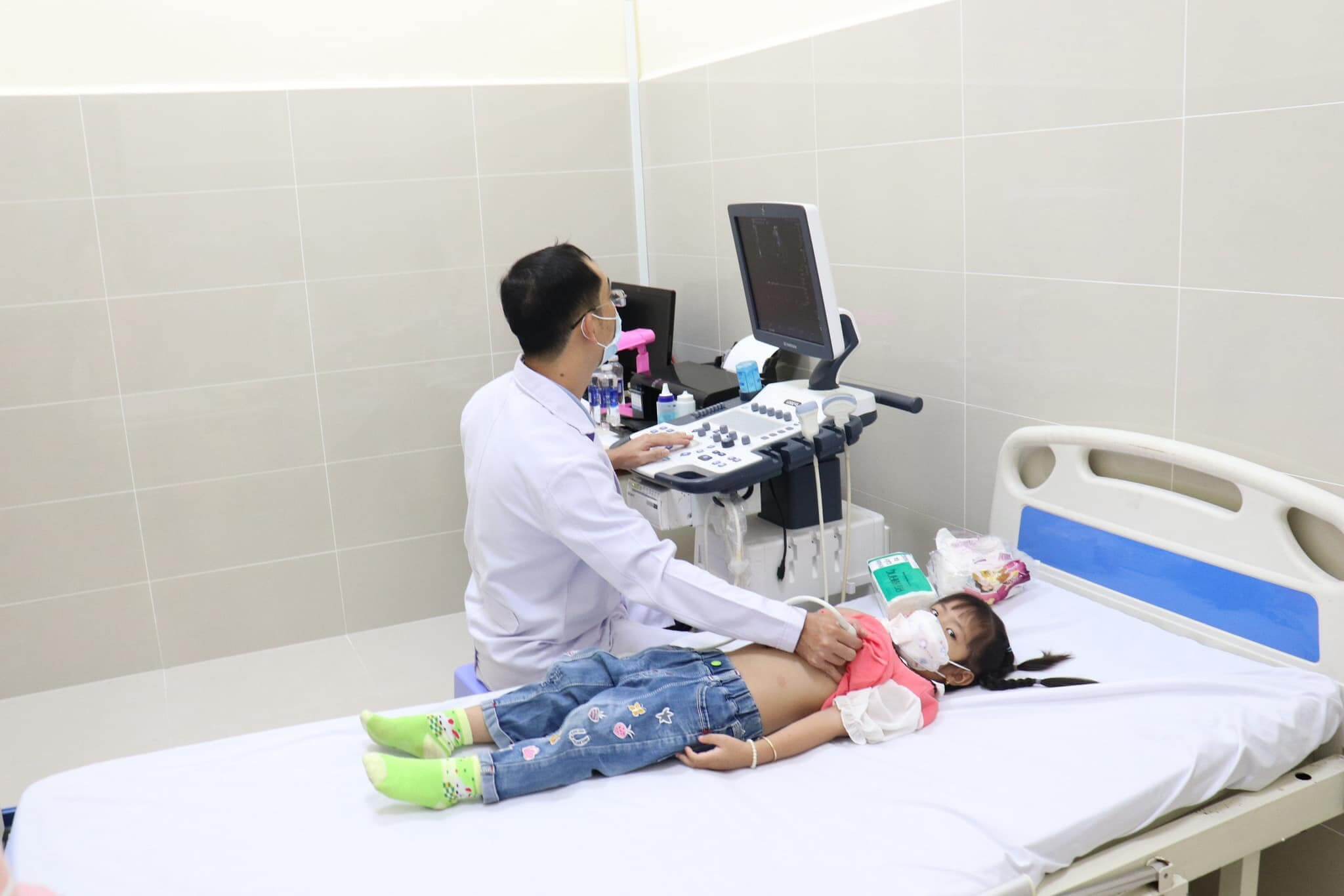 Bệnh nhi điều trị tại Bệnh viện Đa khoa tỉnh Tiền Giang