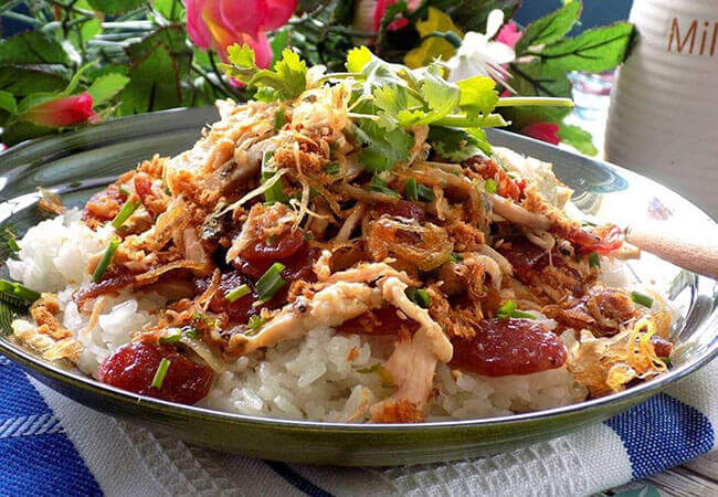 xôi mặn bao nhiêu calo