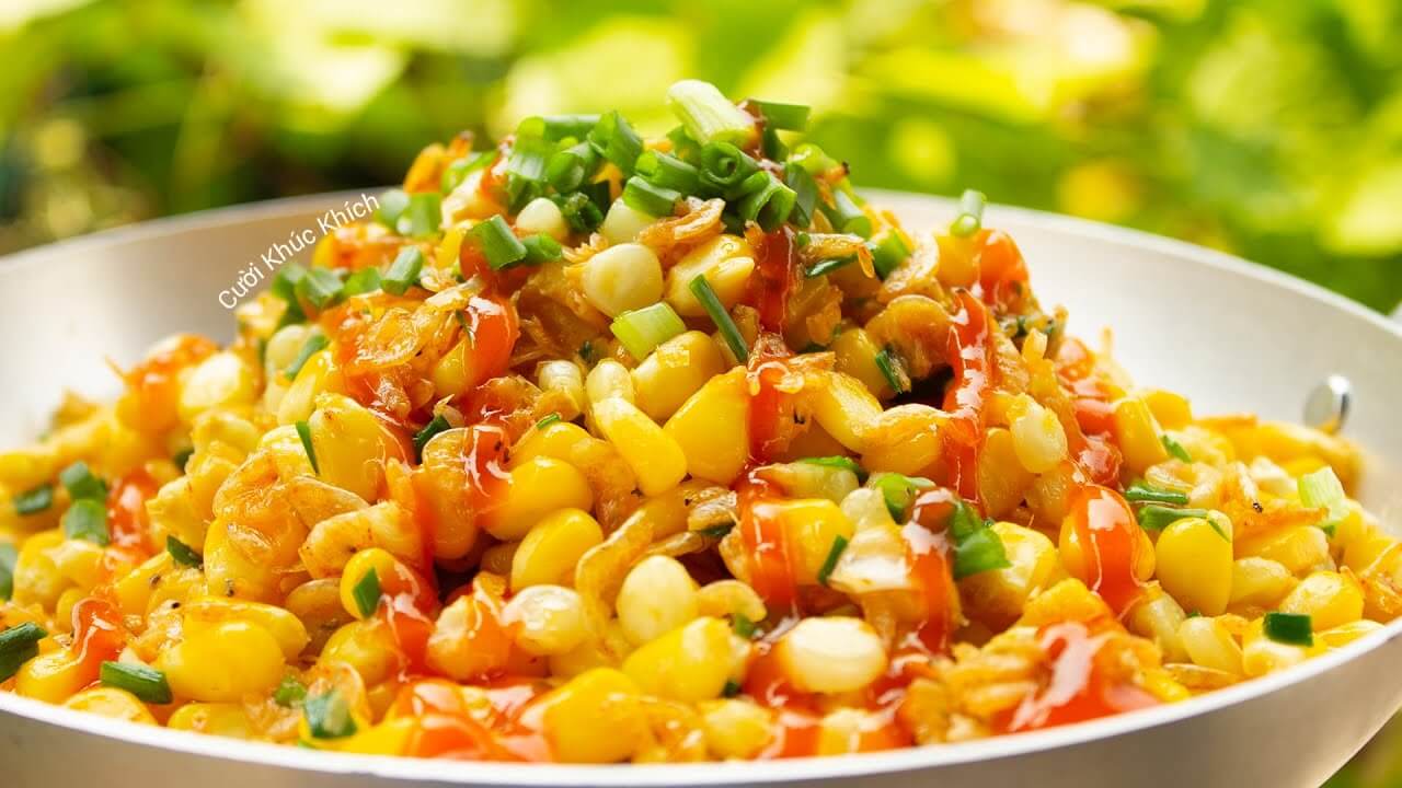 bắp xào bao nhiêu calo