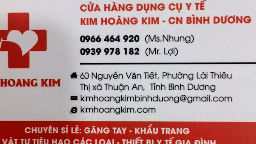 Dụng Cụ Y Tế Kim Hoàng Kim