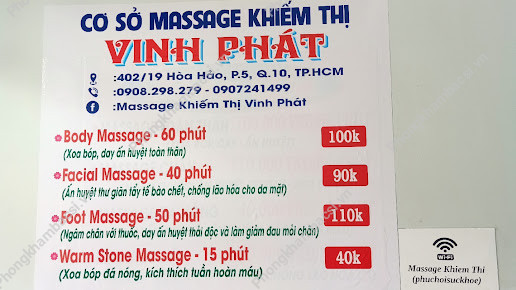 Massage Khiếm Thị Vinh Phát - 402|19, Hoà Hảo, Phường 5, Quận 10