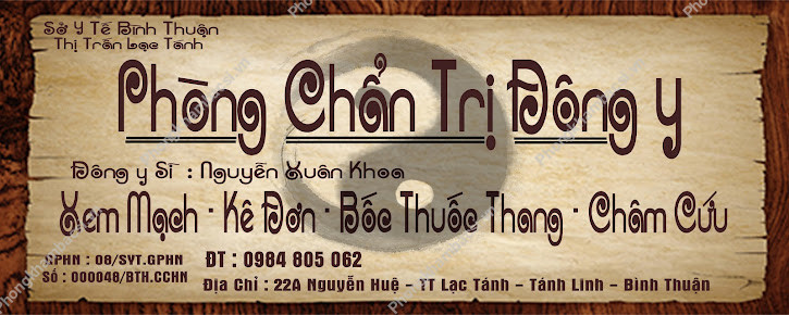 Phòng Chẩn Trị Đông Y - BS Nguyễn Xuân Khoa