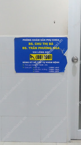 Phòng Khám Sản Phụ Khoa - BS Chu Thị Bá