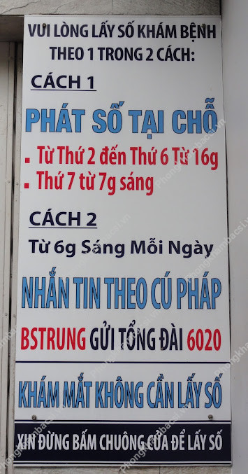 Phòng Khám Nội Khoa - BS Nguyễn Sào Trung