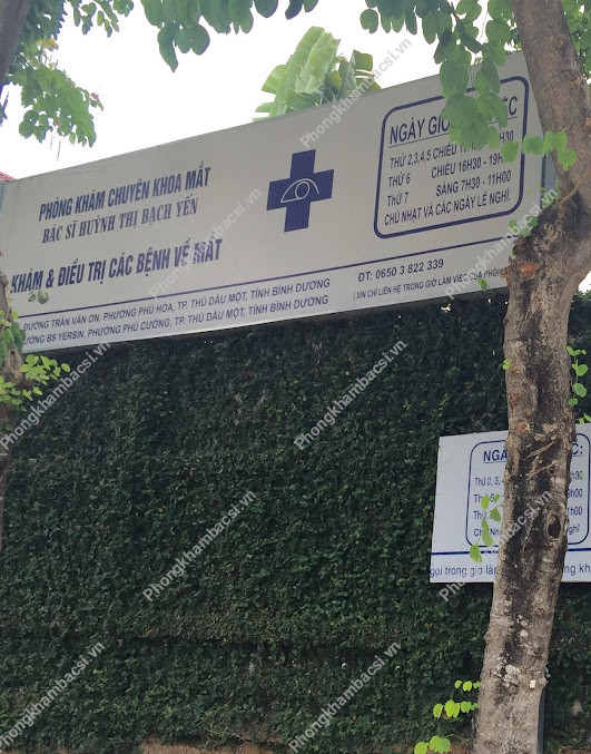 Phòng Khám Chuyên Khoa Mắt - BS Huỳnh Thị Bạch Yến