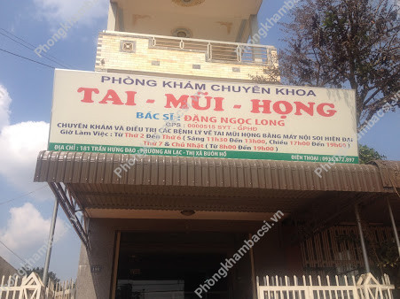 Phòng Khám Chuyên Khoa Tai Mũi Họng - BS Đặng Ngọc Long