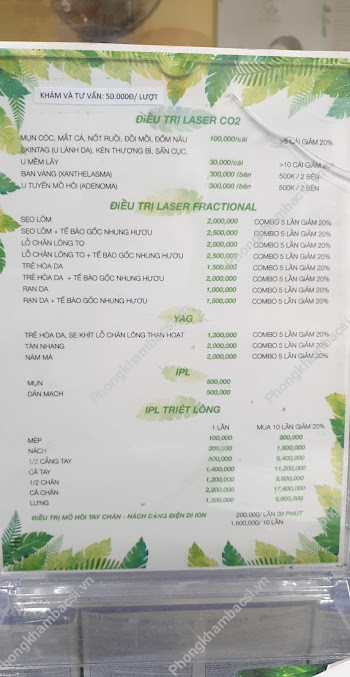 Phòng khám Da Liễu - BS Yên Ba