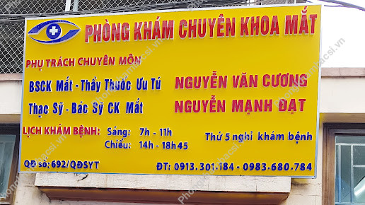 Phòng Khám Mắt - BS Nguyễn Văn Cương