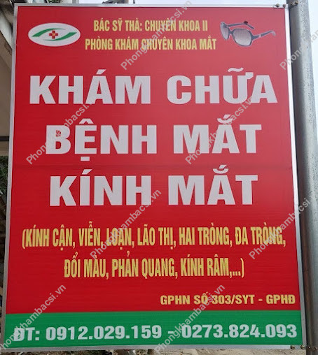 Phòng khám mắt - Kính mắt (Bs Thà - Tuyên Quang)