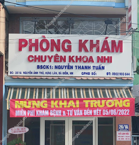Phòng khám Nhi Đồng - BS.CK1 Nguyễn Thanh Tuấn