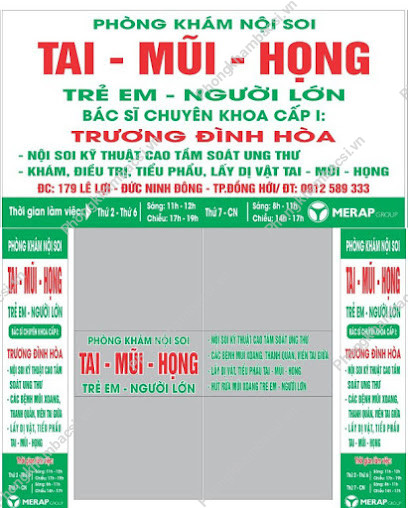 Phòng khám Nội soi Tai Mũi Họng -  BS Trương Đình Hòa
