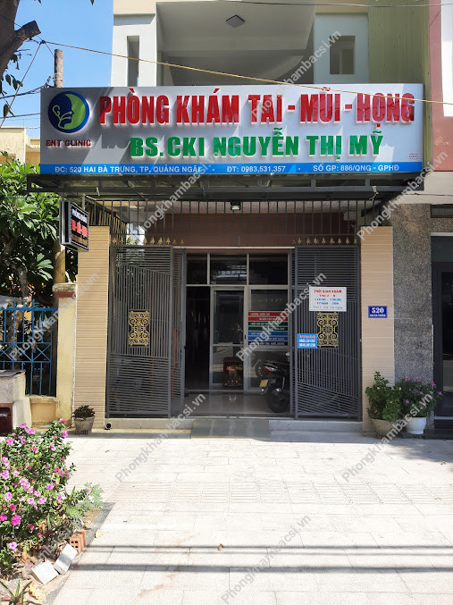 Phòng khám Tai Mũi Họng - BS CKI Nguyễn Thị Mỹ