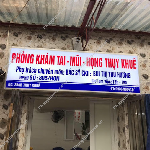 Phòng Khám Tai Mũi Họng Thuỵ Khuê - BS.CK2 Bùi Thị Thu Hương
