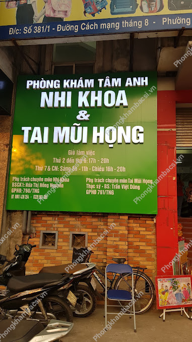 Phòng Khám Nhi khoa & Tai Mũi Họng Tâm Anh - 381 Đ. Cách Mạng Tháng 8, Hương Sơn