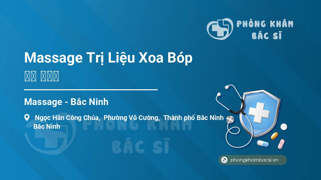Massage Trị Liệu Xoa Bóp 쉼터 마사지