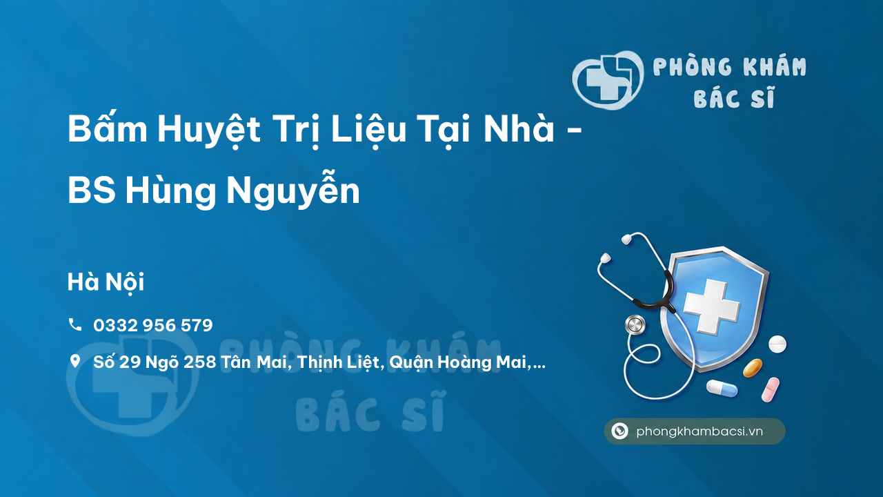 Dịch Vụ Vật lý Trị Liệu Tại Nhà - P.Văn Quán, Quận Hà Đông