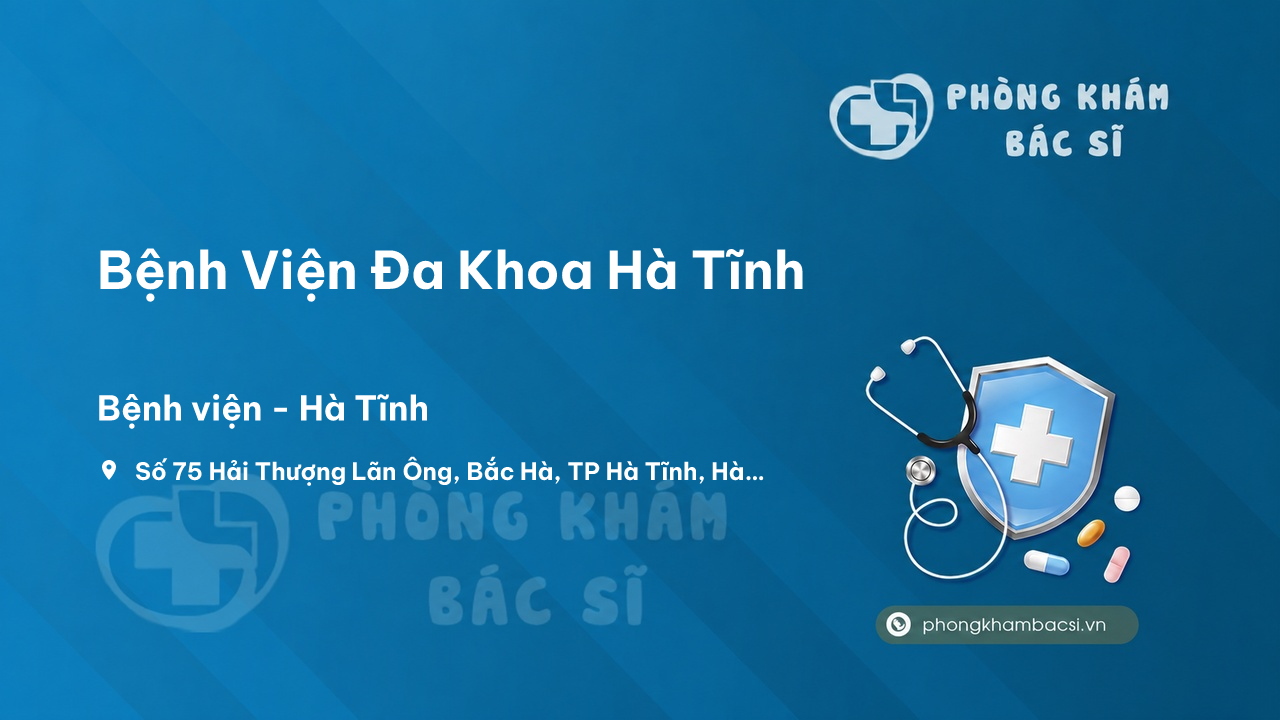 Bệnh Viện Đa Khoa Thành Phố Hà Tĩnh