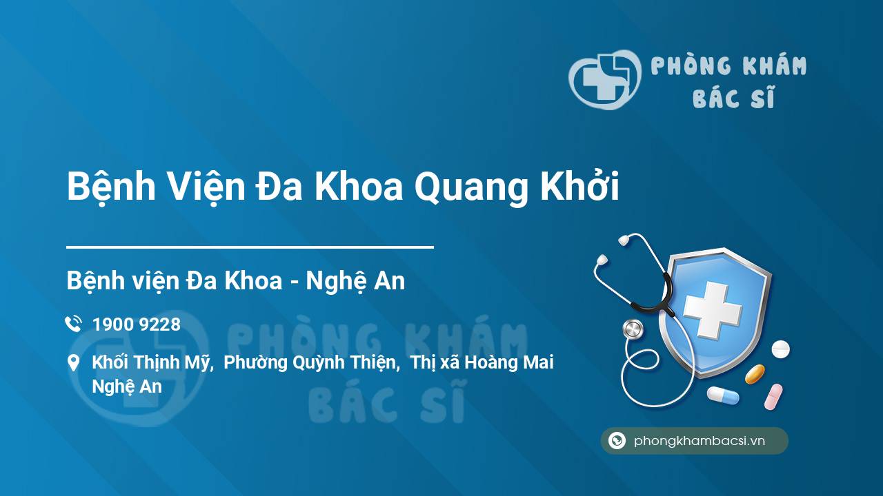 Bệnh Viện Đa Khoa Quang Khởi