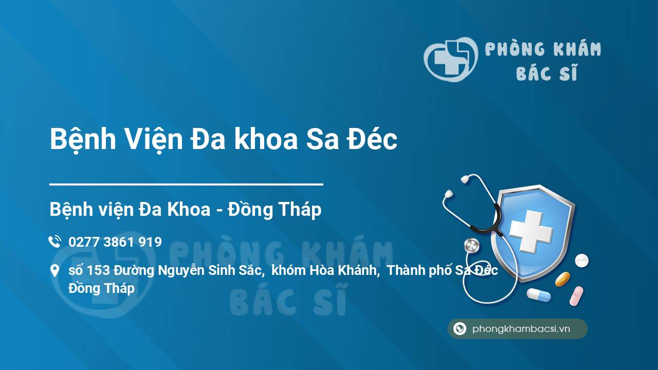 Bệnh Viện Đa khoa Sa Đéc