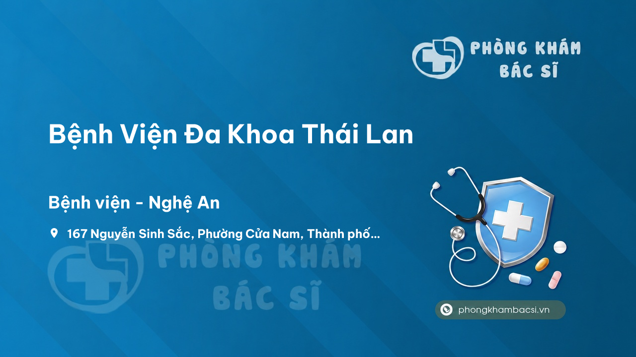 Bệnh Viện Đa Khoa Thái Lan, Thành phố Vinh, Nghệ An