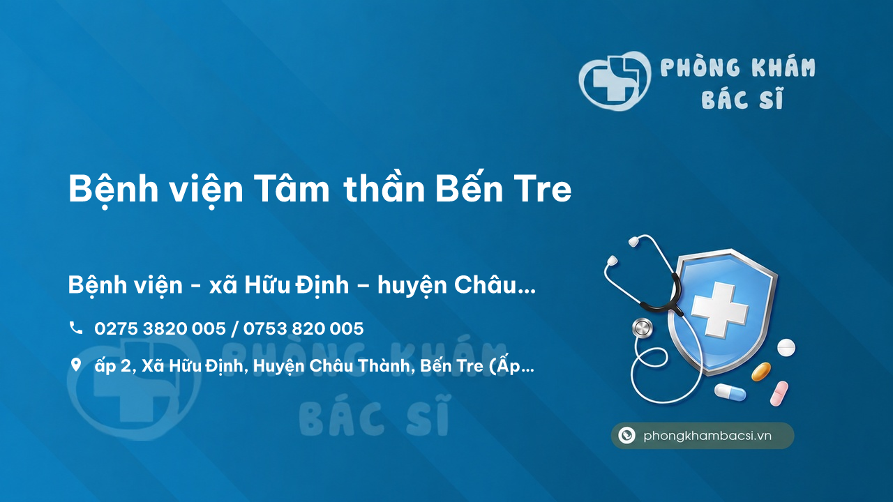 Chất lượng Bệnh viện Tâm thần Bến Tre, Bến Tre tốt không?