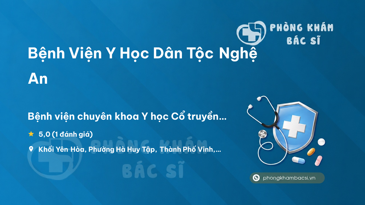 Benh Vien Y Hoc Dan Toc Nghe An