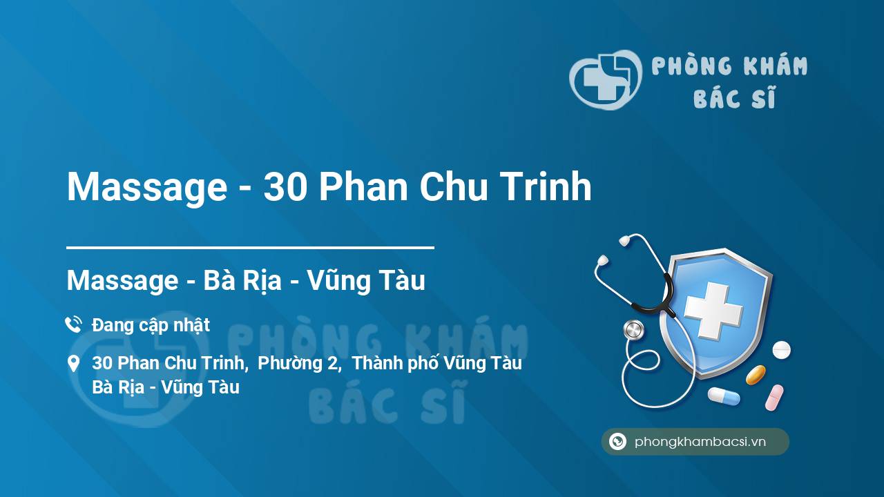 Massage - 30 Phan Chu Trinh
