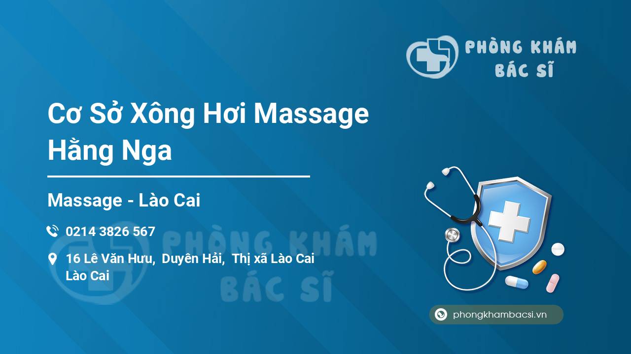 Cơ Sở Xông Hơi Massage Hằng Nga