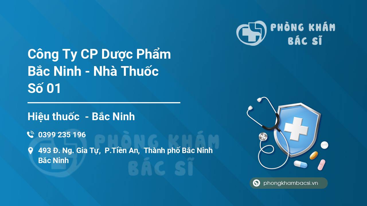 Công Ty CP Dược Phẩm Bắc Ninh - Nhà Thuốc Số 01