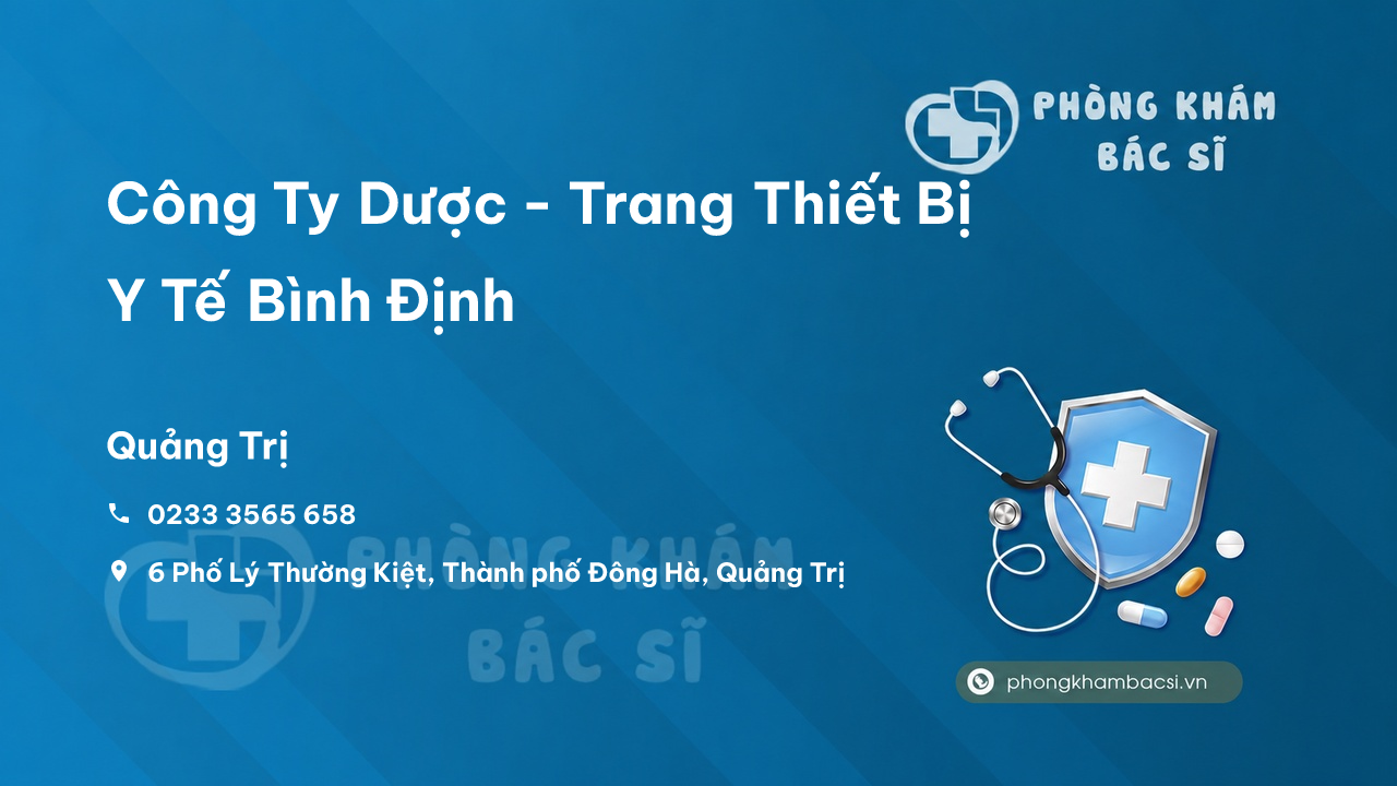 Công Ty Dược - Trang Thiết Bị Y Tế Bình Định, Đông Hà