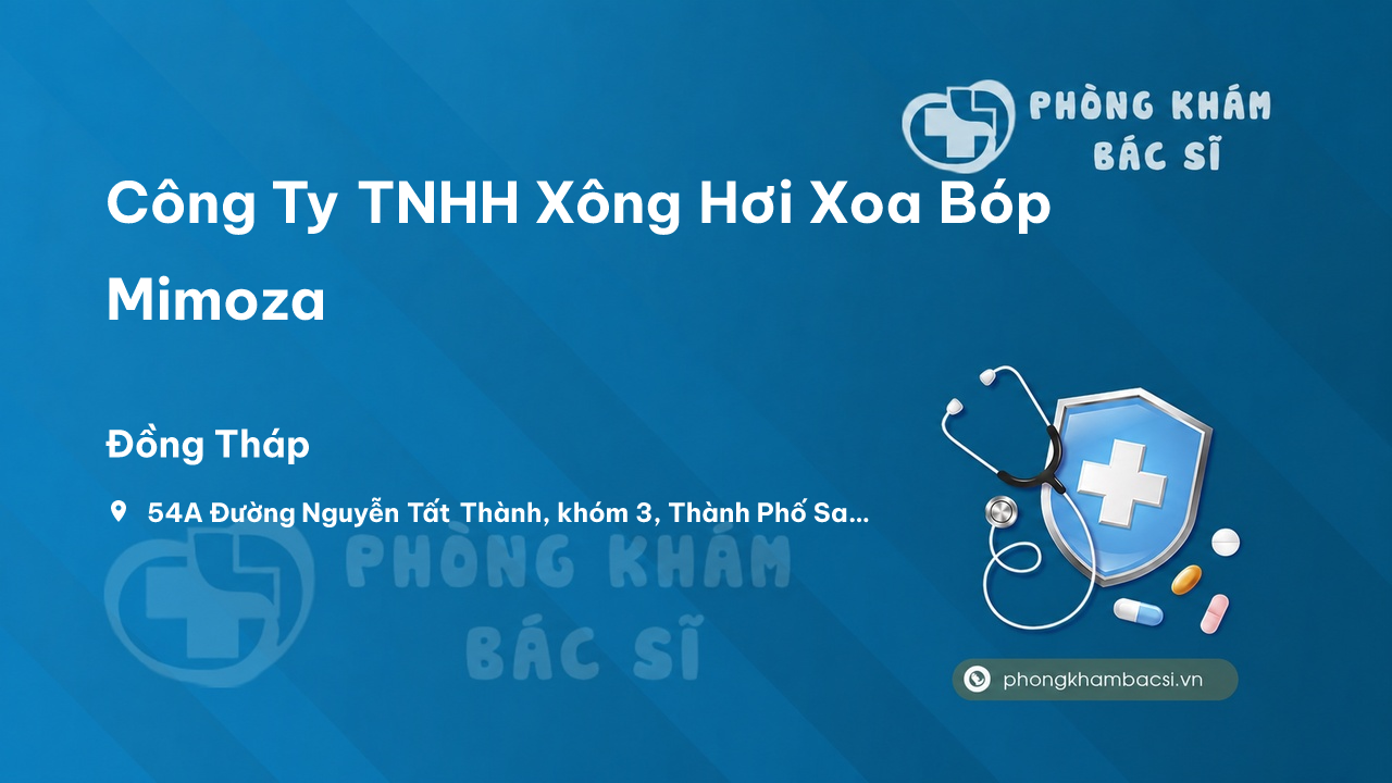 Công Ty TNHH Xông Hơi Xoa Bóp Mimoza, Sa Đéc, Đồng Tháp