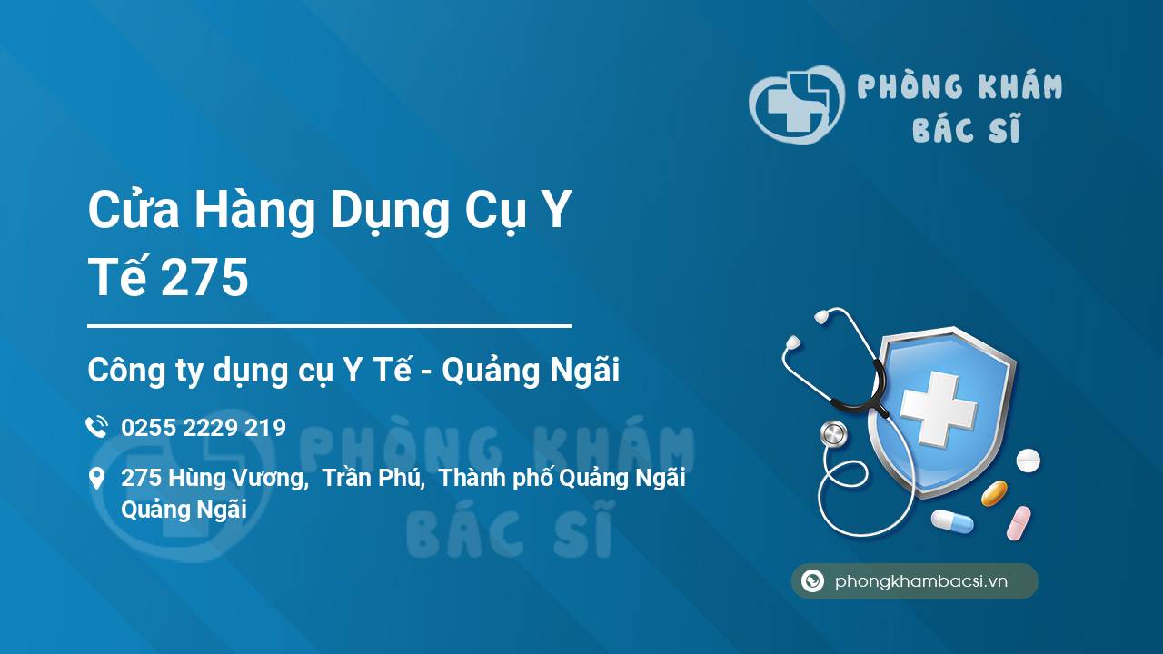 Cửa Hàng Dụng Cụ Y Tế 275