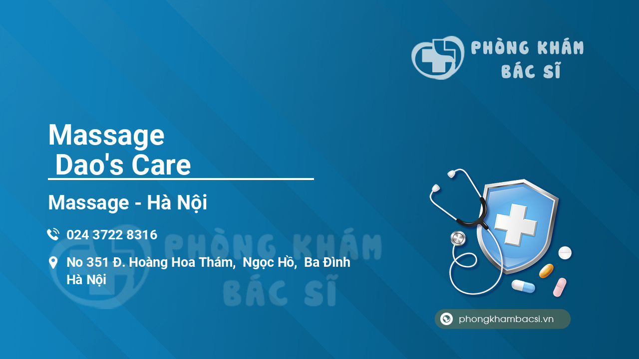 Massage 
 Dao's Care