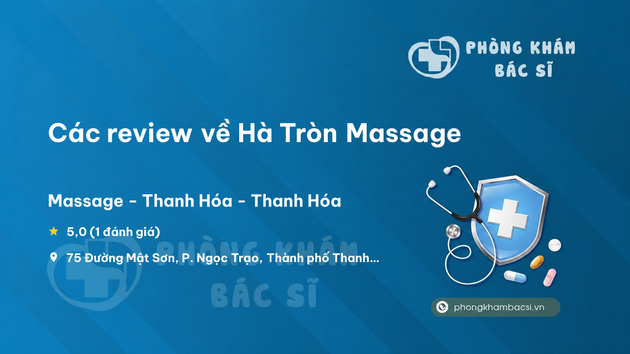 Ha Tron Massage Thanh Pho Thanh Hoa