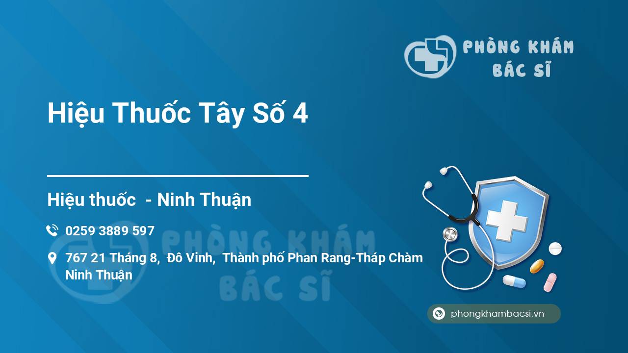 [Review] Hiệu Thuốc Tây Số 4, Phan Rang-Tháp Chàm, Ninh Thuận