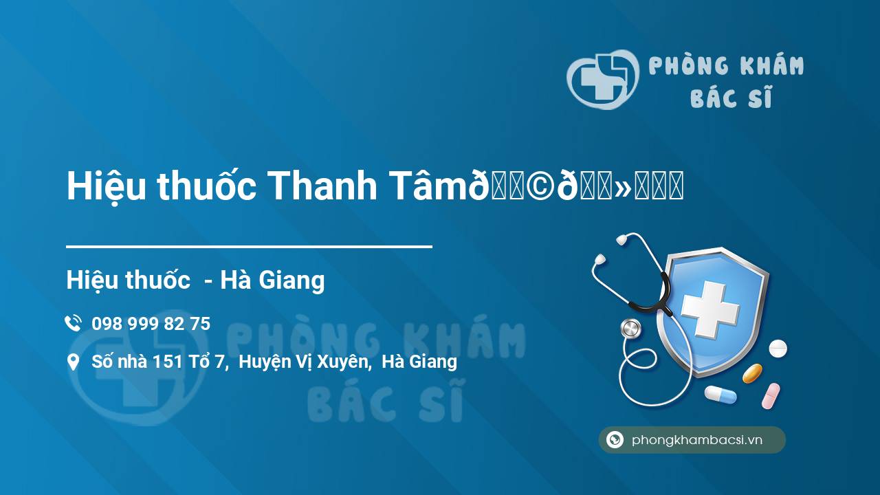 Hiệu thuốc Thanh Tâm👩🏻‍⚕️