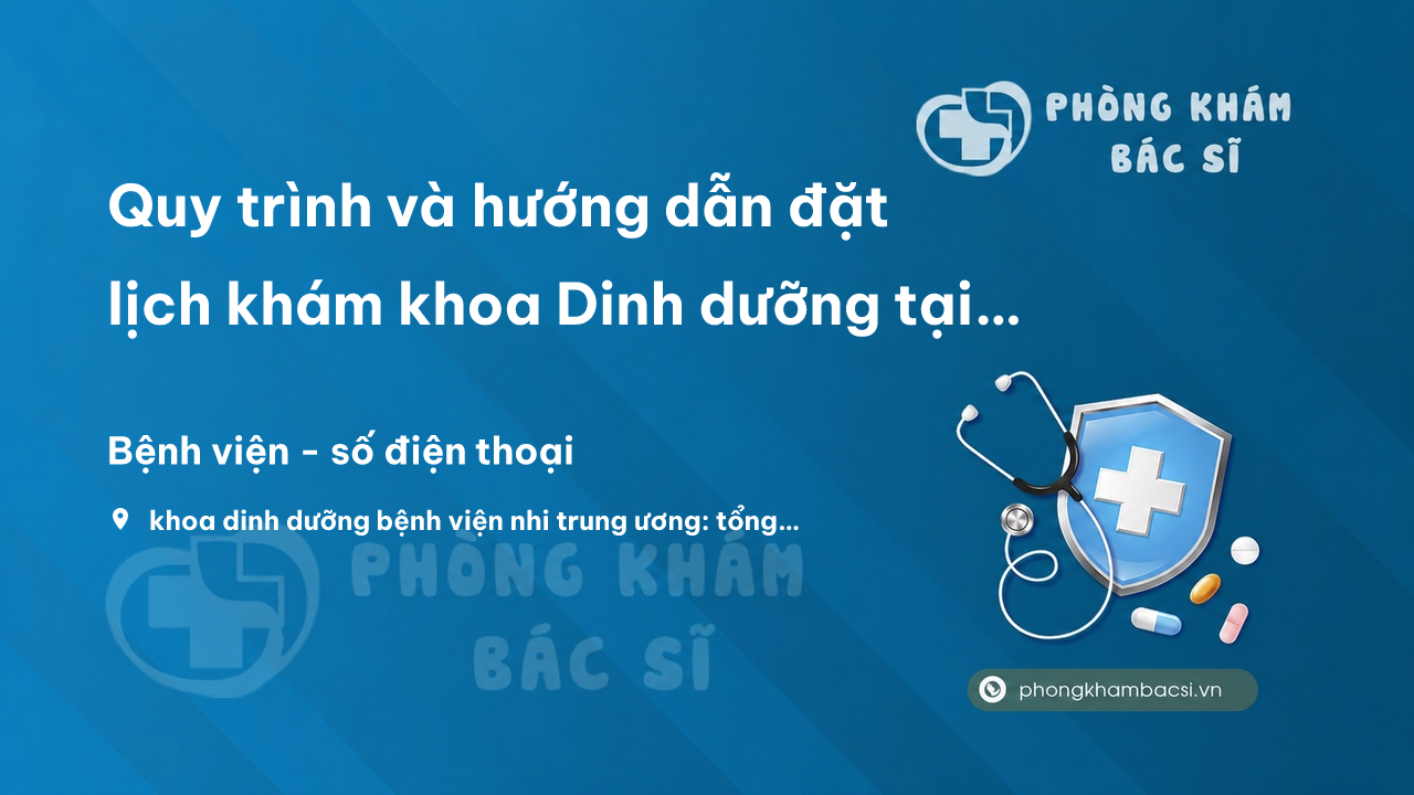 Khoa Dinh Duong Benh Vien Nhi Trung Uong