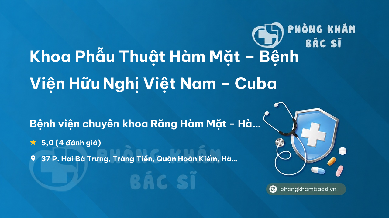 Khoa Phau Thuat Ham Mat Benh Vien Huu Nghi Viet Nam Cuba Hoan Kiem