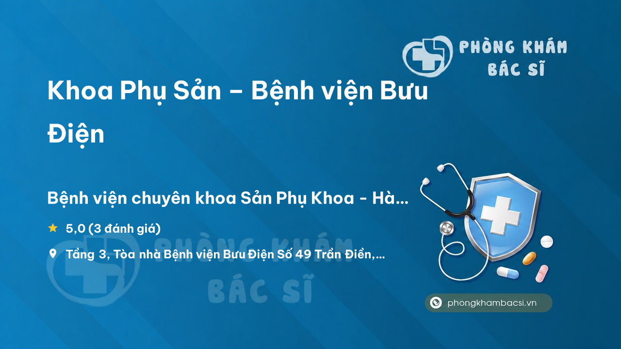 Khoa Phu San Benh Vien Buu Dien