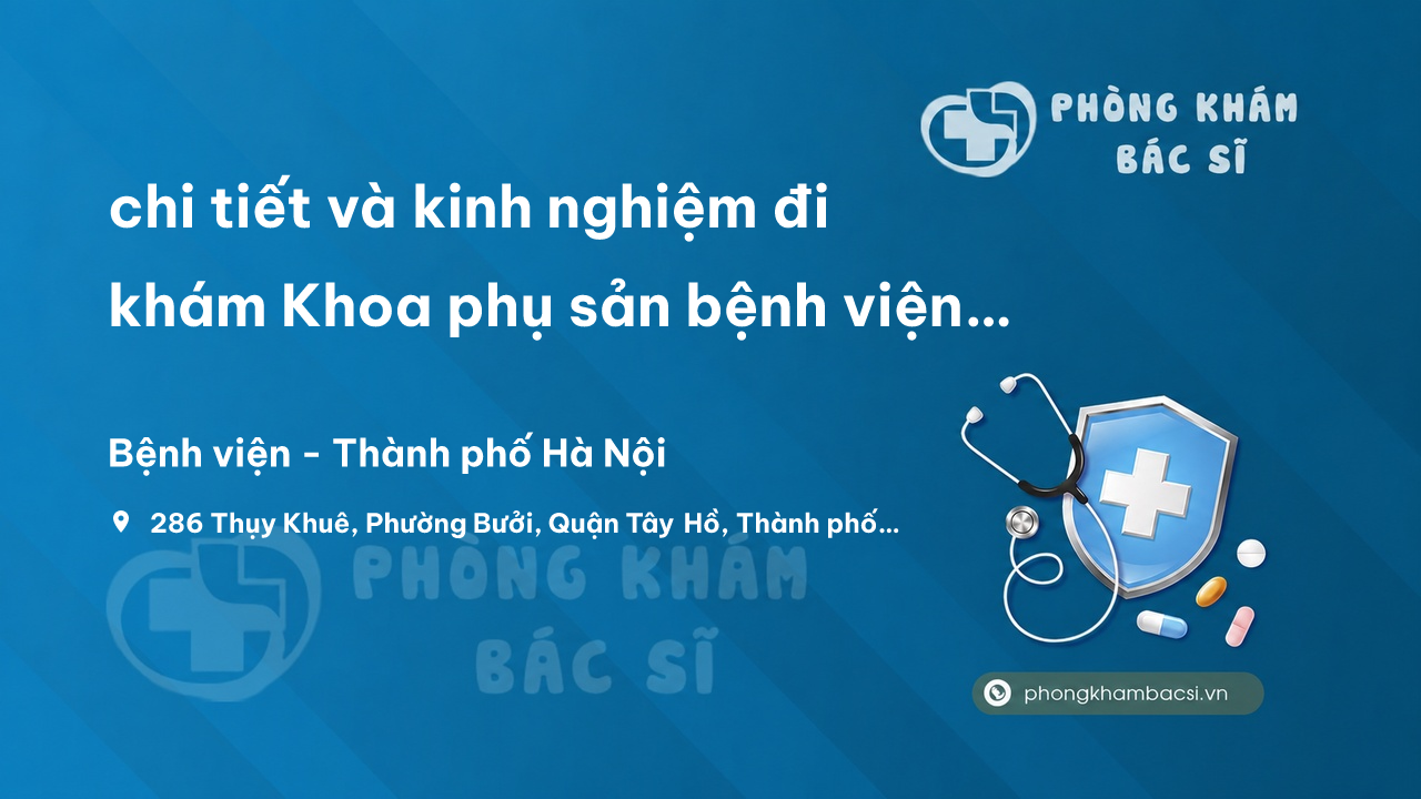 Khoa Phu San Benh Vien Thu Cuc