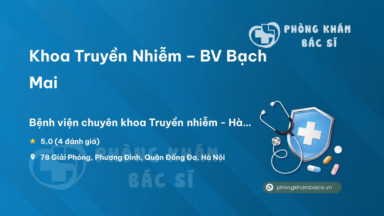 Khoa Truyen Nhiem Bv Bach Mai Dong Da