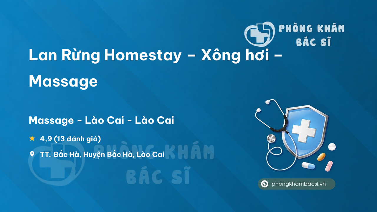 Lan Rung Homestay Xong Hoi Massage Bac Ha