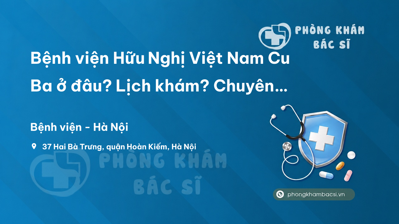Bệnh nhân đến thăm khám tại Bệnh viện Hữu Nghị Việt Nam Cu Ba