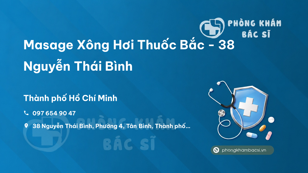 Masage Xông Hơi Thuốc Bắc - 38 Nguyễn Thái Bình, P.4, Tân Bình