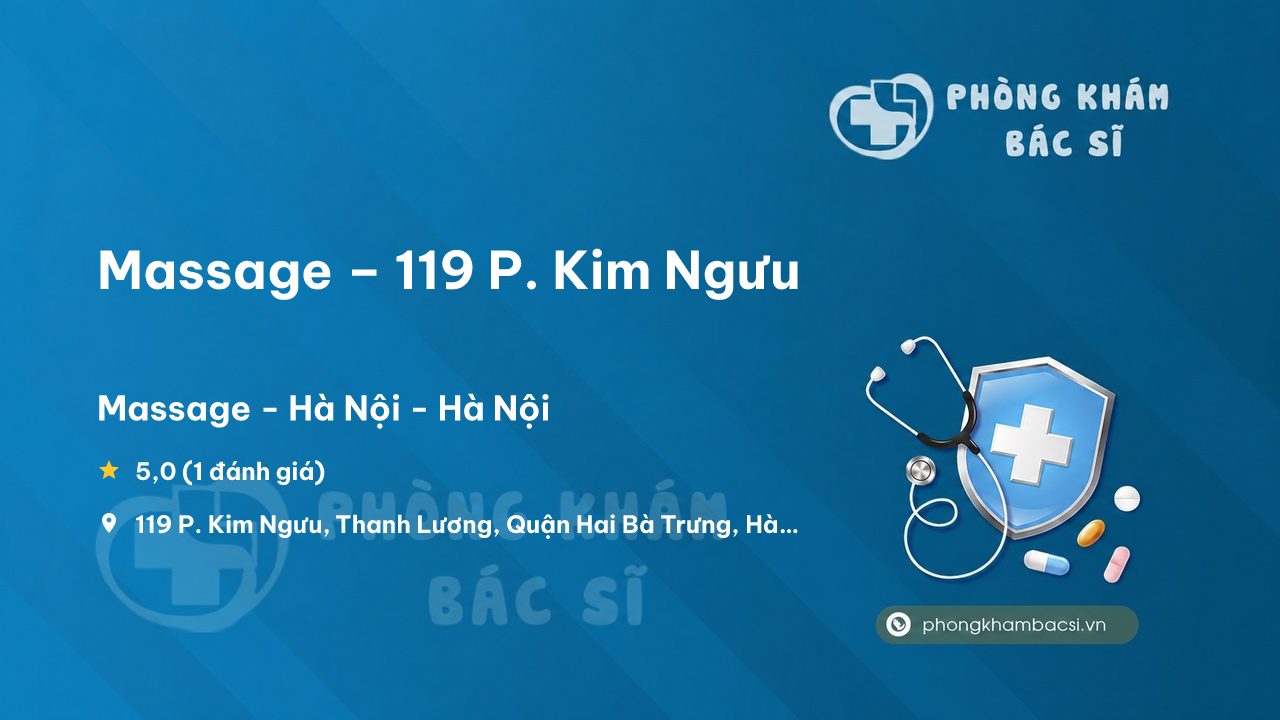Massage 119 P Kim Nguu Thanh Luong Hai Ba Trung