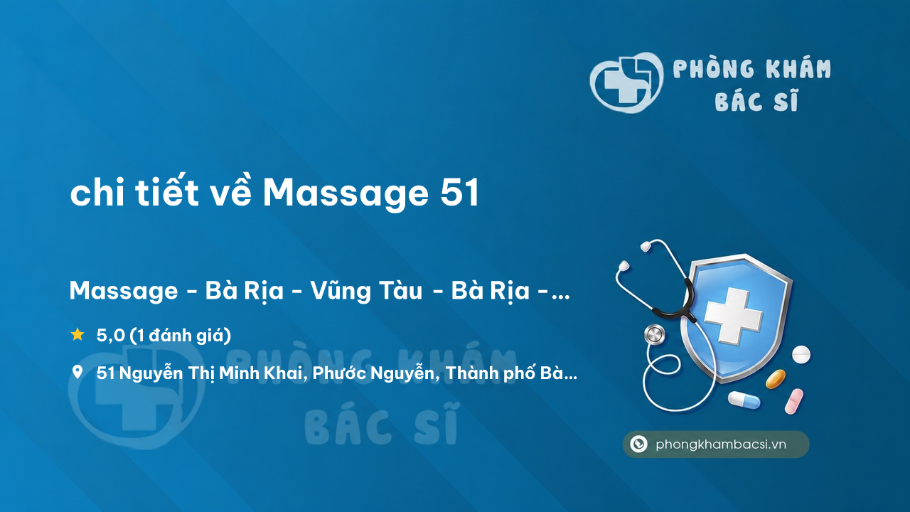 Massage 51 Ba Ria
