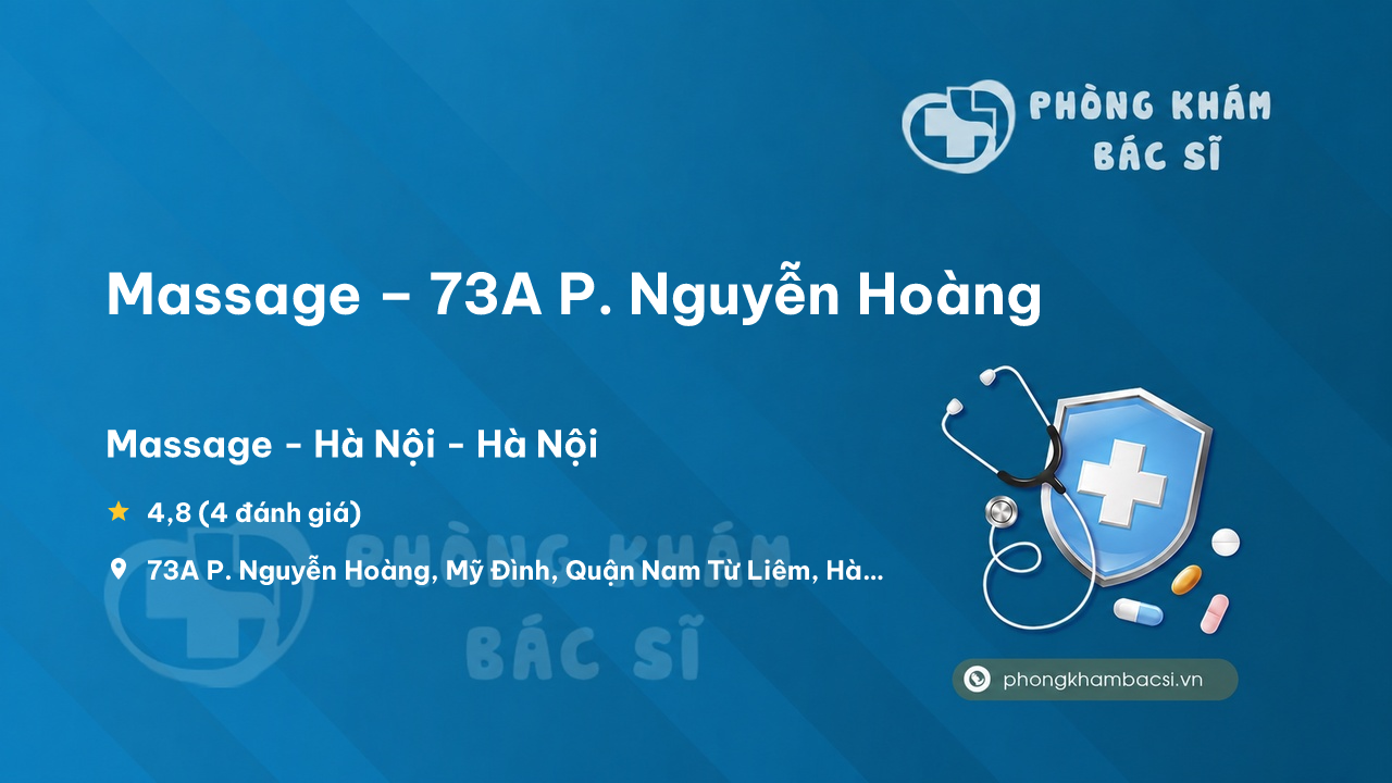 Massage 73a P Nguyen Hoang My Dinh Tu Liem