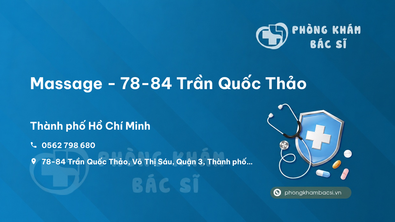 Massage - 78-84 Trần Quốc Thảo, Võ Thị Sáu, Q.3, Quận 3